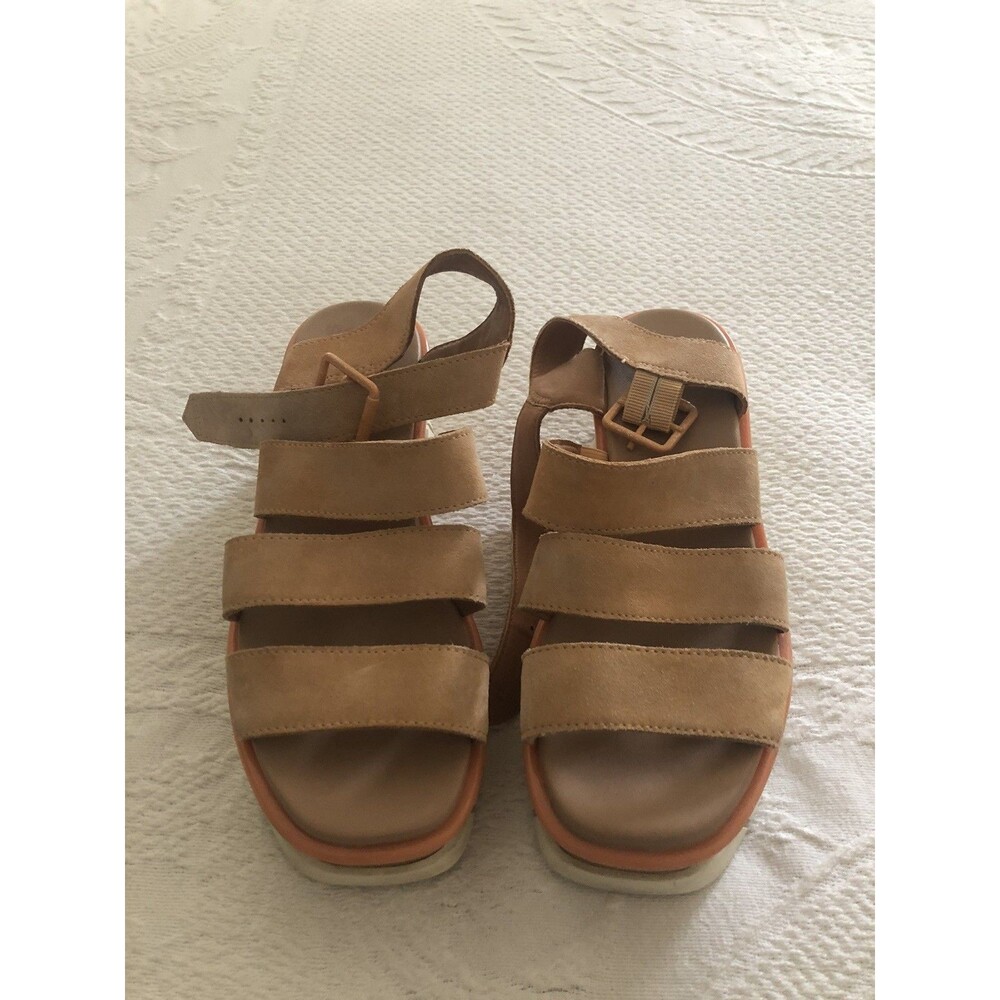 SOREL JOANIE III Ankle Strap Sandal - Beige  Platform Sandals